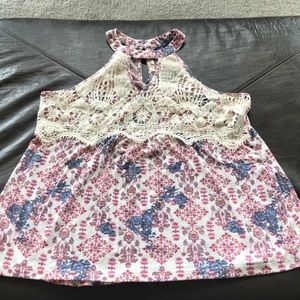 Floral Sleeveless Top